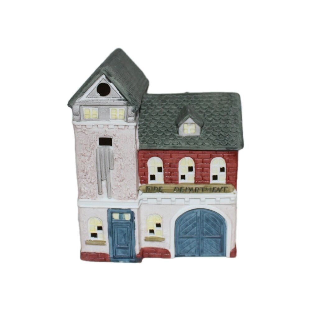 Vintage Venture Memories Christmas Village Fire Department